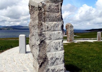 Plugged & Feathered Quartz Monolith