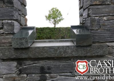 Donegal Slate stone with Irish Blue Quartz Sill