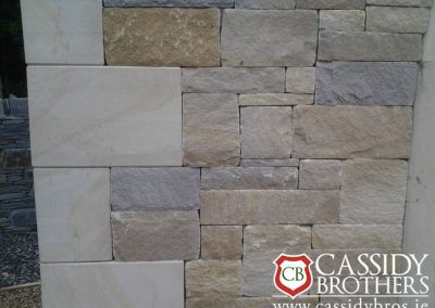 Ashlar Sandstone With Sandstone CornerStones