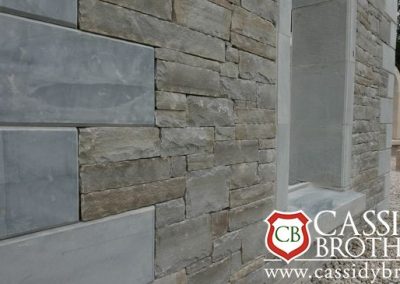 Liscannor-Stone-With-Slate-corner-Stones-and-Irish-Blue-Quartz-polished-sill-and-Gothic-Arch