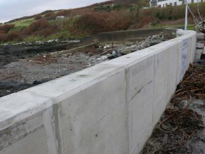 Bespoke Precast Curved Sea Walls