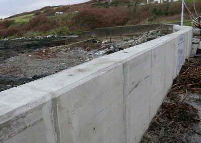 Bespoke Precast Curved Sea Walls