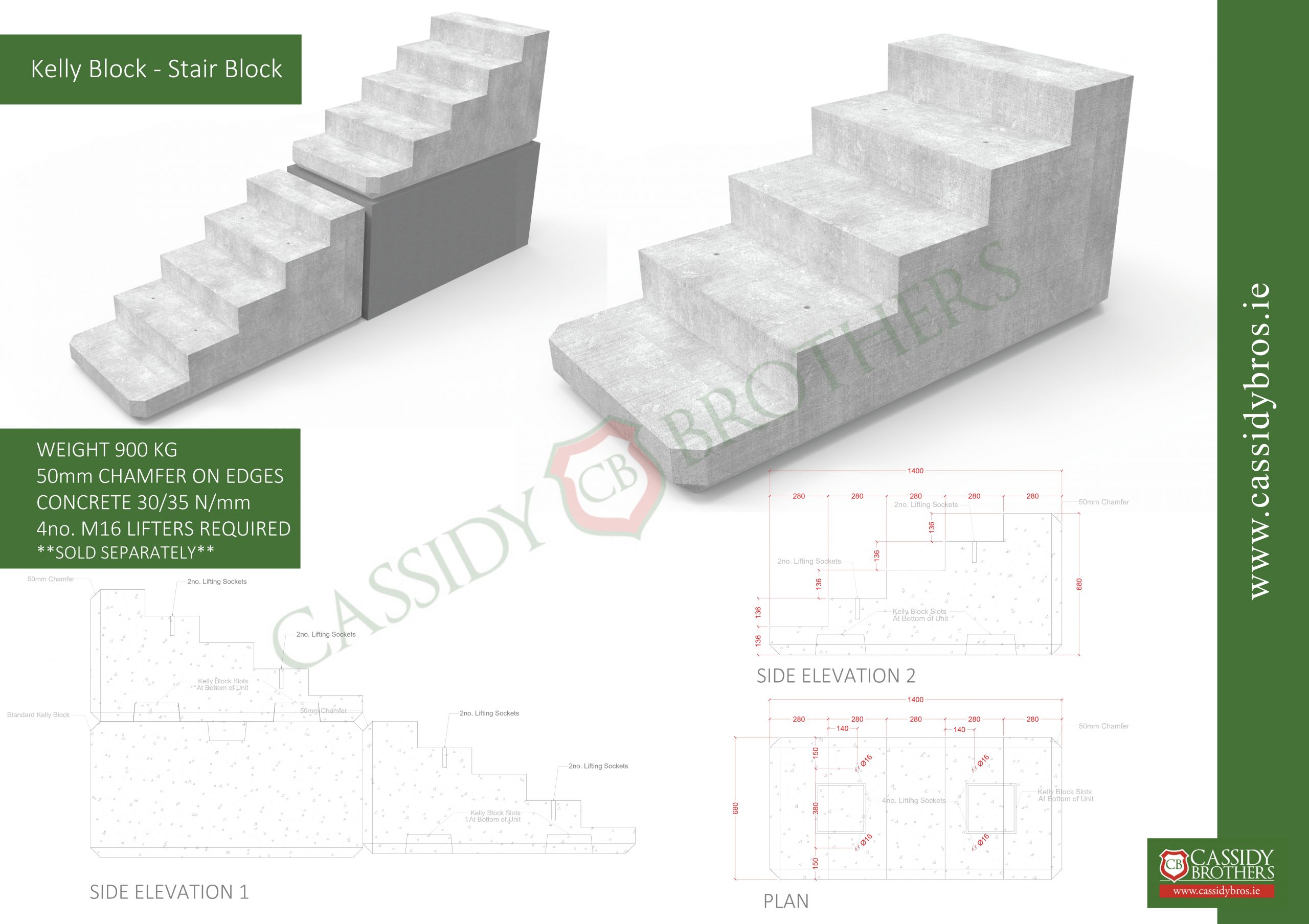 Kelly Block - Stair Kelly Block